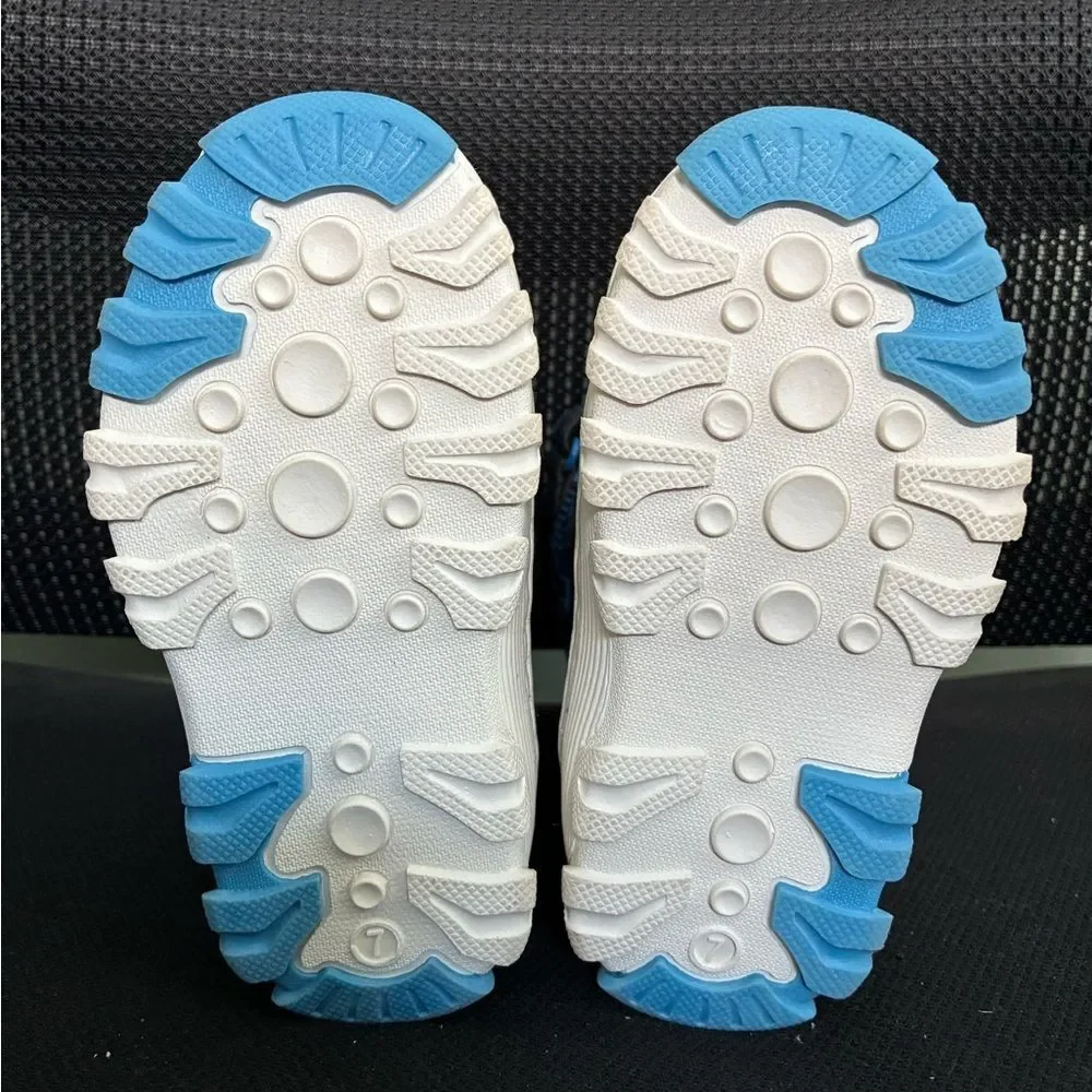 Kids Toddlers Blue Paw Patrol Winter Snow Boots Sz 7
